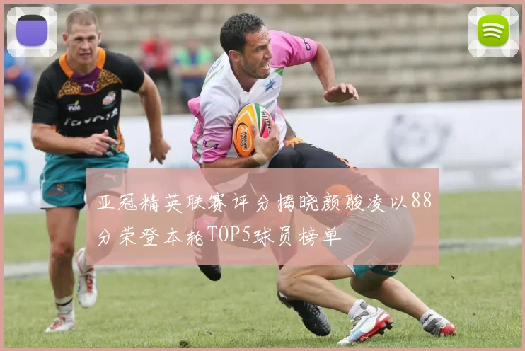 亚冠精英联赛评分揭晓颜骏凌以88分荣登本轮TOP5球员榜单